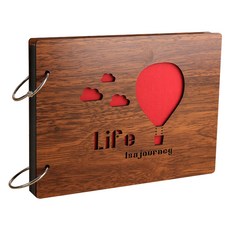 J&K 有質感的翻頁式菜單 熱氣球, 1個