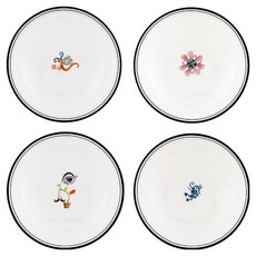 Ginori1735Italia ARCADIA水果碗 4件組 16.5cm, 1套, 混色