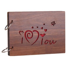 J&K 時尚翻頁式菜單 ILOVEYOU, 1個