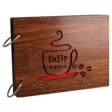 J&K 時尚翻頁式咖啡菜單, 1個