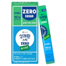 상쾌환 스틱 ZERO 청사과맛 숙취해소제 10p, 180g, 1개