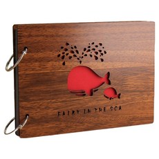 J&K 時尚鯨魚造型翻頁式菜單, 1個