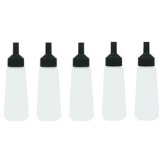 리빙패밀리 원터치 소스통 블랙, 470ml, 5개