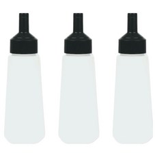 리빙패밀리 원터치 소스통 블랙, 470ml, 3개