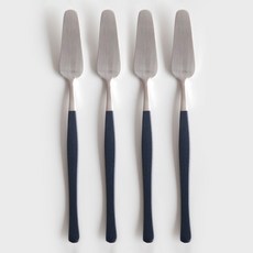 NICOTT Satin 彩色奶油刀, 4個, 藍黑色