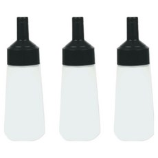 리빙패밀리 원터치 소스통 블랙, 250ml, 3개