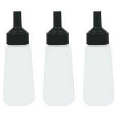 LivingFamily 一鍵式醬料瓶 黑色, 3個, 360ml