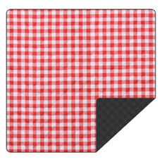 B VID 郊遊野餐加厚款防水野餐墊, 紅色