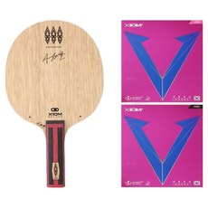 XIOM TMX i Inner ST + Vega 桌球拍膠皮組合 粉紅色 + 黑色, 1套, 單一商品