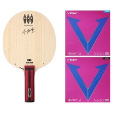 XIOM TMX 外置 ST + VEGA 乒乓球拍膠皮套組 藍色 + 黑色, 1套, 單一商品