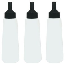 LivingFamily 一鍵式醬料瓶 黑色, 3個, 700ml