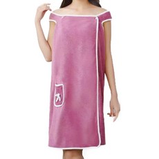 Librica 女性沐浴裹身浴袍, 深紫色, 1個