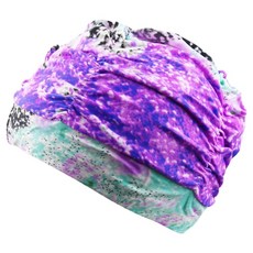 타포니 아쿠아로빅 주름수모, 퍼플, 1개