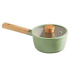 Chef Y.IN IH電磁爐 普羅旺斯 手柄式迷你單柄鍋, 綠色, 16cm, 1個