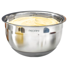 PEDRINI Gadget不鏽鋼止滑打蛋盆, 1個, 單件, 20 x 20 x 12cm