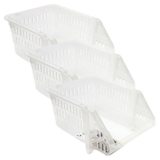 UDA 有達 日光層疊籃, 小(27.4 x 19.8 x 12.6cm), 3個, 透明色