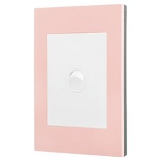 Legrand 羅格朗 Excel VIVO Simple 1開關 粉紅色 + 白色, 1個