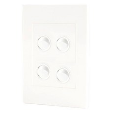 Legrand 羅格朗 Excel VIVO Simple 4孔開關 全白色, 1個