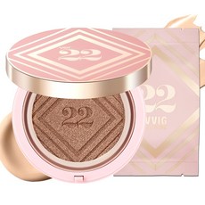 ver. 22 chosungah C&T玫瑰光澤大王氣墊粉餅+補充蕊組 SPF50+ PA++++, 1組, 02 Sand Beige