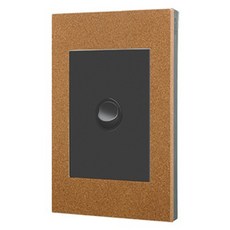 Legrand 羅格朗 Excel VIVO Simple 1開開關 銅框 + 黑色, 1個