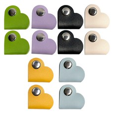 MONACO OLIVE 愛心按扣式電線整理器 6款 x 2入組, 1套, 混色