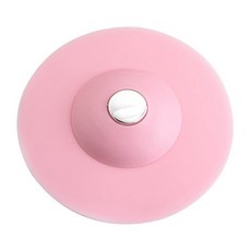 葉子小舖 矽膠按壓廚房衛浴排水孔塞, 顏色隨機