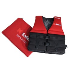 K-Safety 專利多功能折疊式浮力輔助衣, 紅色