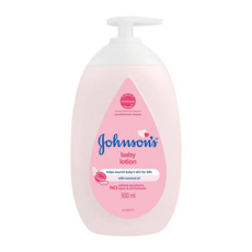 Johnson's 嬌生 嬰兒溫和潤膚乳-溫和滋潤、長效保濕、無添加, 500ml, 1瓶
