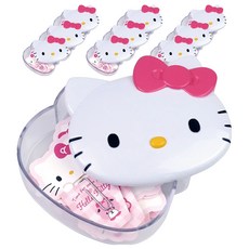 buyhearts HELLO KITTY 收納罐 + 標示夾 10入組, 10套