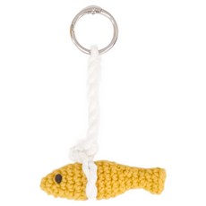 Mellowstory Stationery 黃花魚鑰匙圈, 1個, 混合顏色