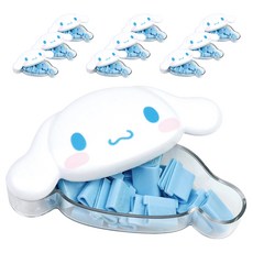 buyhearts 大耳狗收納盒 + 幸運日迴紋針 10入組, 10套