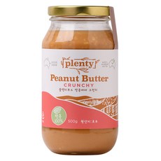 Plenty 플랜티푸드 땅콩버터 크런치, 500g, 1개