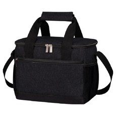 Lovellian 便當保溫保冷袋, 黑色, 1個