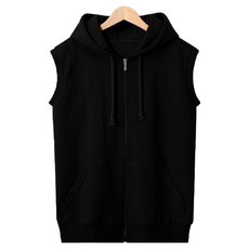 M.N.C 基本款素色連帽背心 MDBT353TW