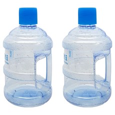 월포 휴대용 미니멀티보틀, 블루, 650ml, 2개