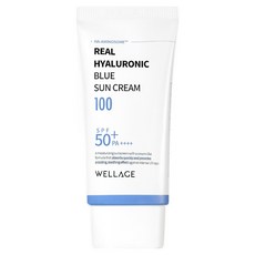 WELLAGE 唯拉珠 真實玻尿酸藍色防曬霜 SPF50+ PA++++, 50ml, 1個