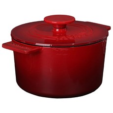 CorelleCoordinates 電磁爐鑄鐵艾希莉雙耳鍋 265mm, 紅色, 1個, 18cm