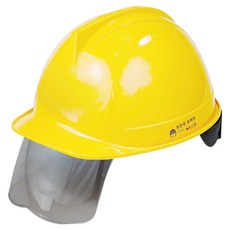 DONGMYUNG ABE等級 頭盔型護目鏡 工地安全帽 黃色, 1個