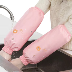 케리코 착용감 좋은 방수 곰 팔토시 2p, 핑크