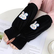 Kerico 手掌手套袖套 2件組, 兔子 黑色