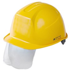DONGMYUNG ABE級 新式附護目鏡工地安全帽 鵝黃色, 1個