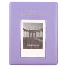 머니풀 미니 포켓 포카 폴라로이드 앨범, 퍼플, 64매