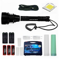 Monster Power Dragon 90 XHP90 防水水中手電筒, 混合色, 1套
