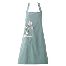 Kerico 花朵廚房圍裙, 綠色