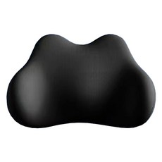 舒適高密度記憶棉腰椎靠枕, 黑色, 1個