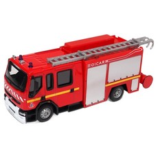 bbUrago 1:50 超級起重機高級消防車壓鑄模型, 紅色, 1個