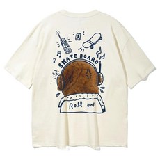 앨빈클로 ROLL ON 오버핏 반팔티 AST4539