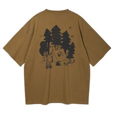 앨빈클로 FORESTCAMPING 오버핏 반팔티 AST4547