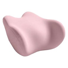 舒適高密度記憶棉腰椎靠枕, 粉紅色, 1個