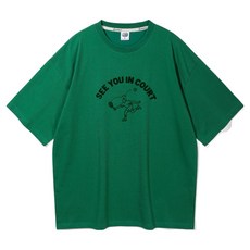 앨빈클로 남녀공용 IN COURT 오버핏 반팔티 AST4524